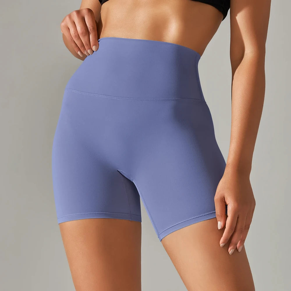 High-Waist Yoga Shorts
