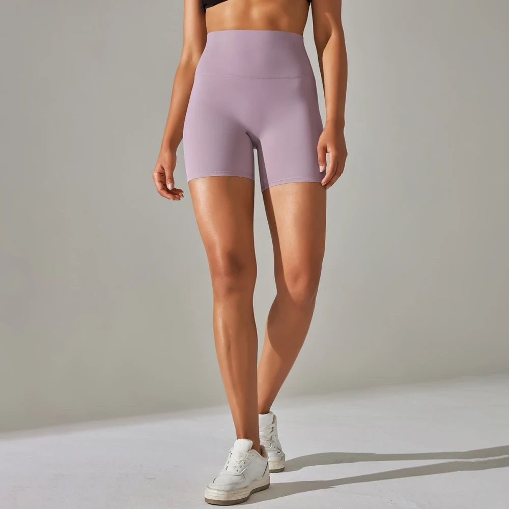 High-Waist Yoga Shorts