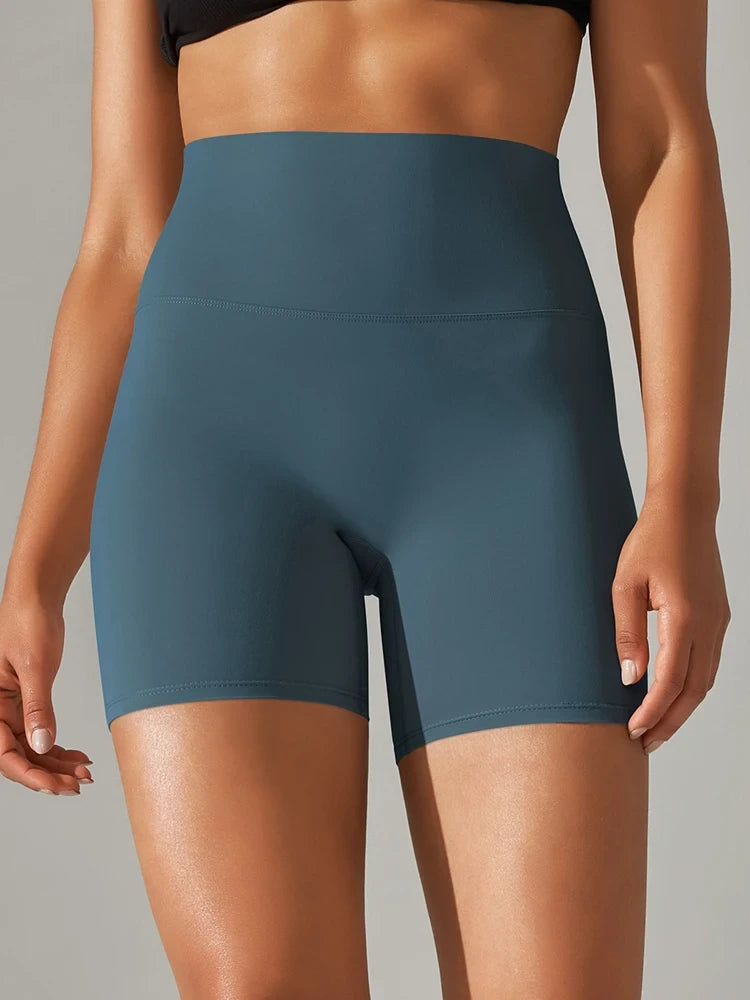 High-Waist Yoga Shorts