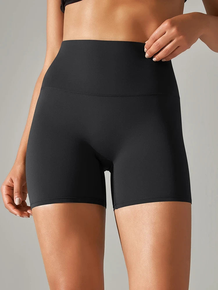 High-Waist Yoga Shorts
