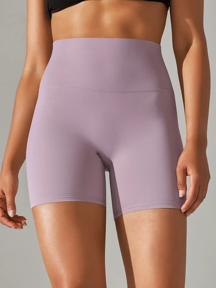 High-Waist Yoga Shorts