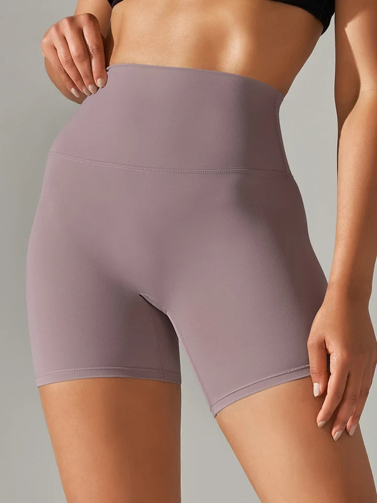 High-Waist Yoga Shorts