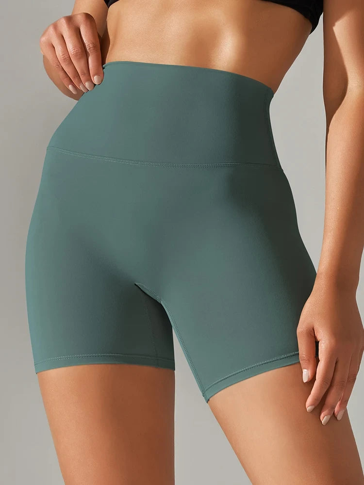 High-Waist Yoga Shorts