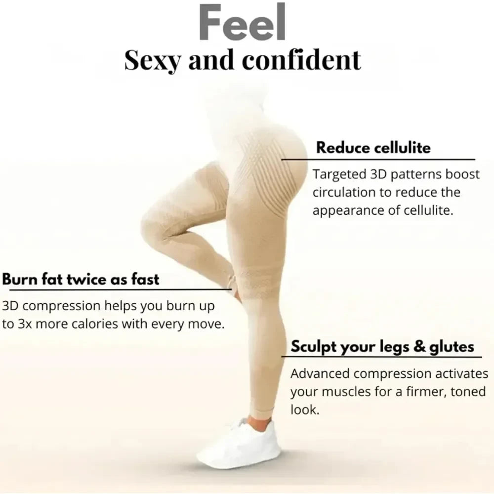 High Waisted Cellulite Leggings
